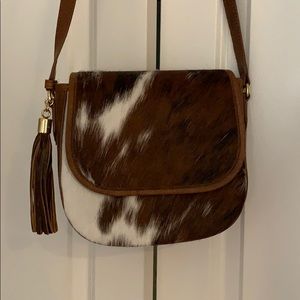 Gigi New York Cowhide Crossbody Purse